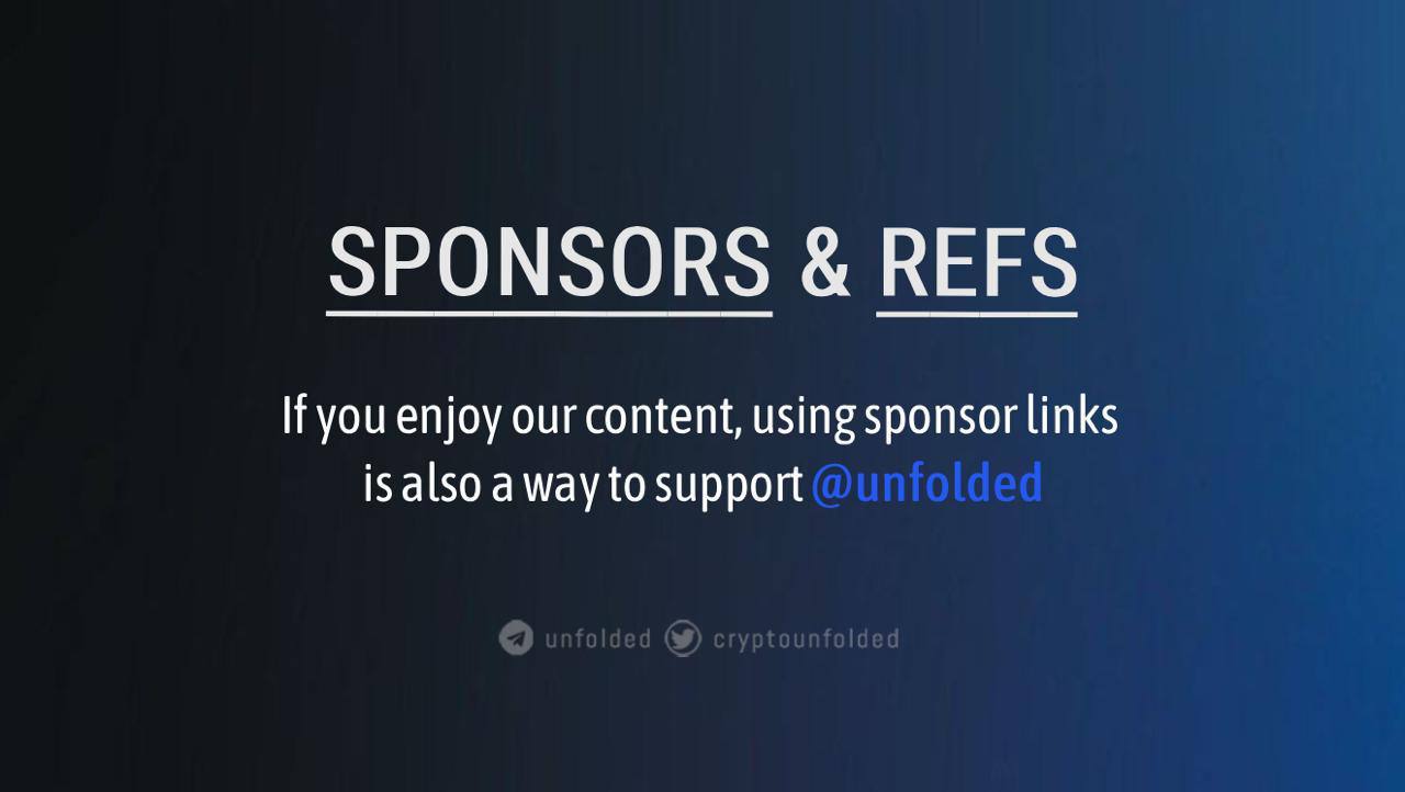 News image from unfolded.: This channel is sponsored by: 🖤 1inch - Swap across chains at the best rates 🖤 Keet - the…