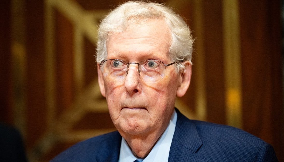 News image from Watcher Guru: JUST IN: 🇺🇸 Senator Mitch McConnell votes to advance the Crypto Clarity Act.