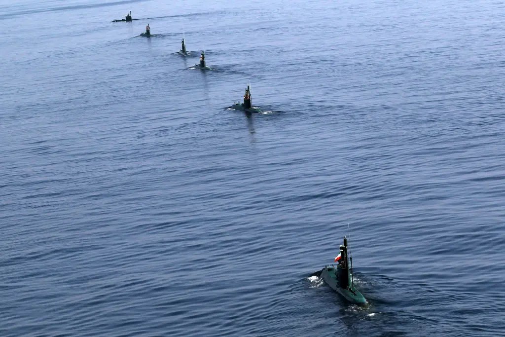 IRAN CLAIMS IT DEPLOYED MINI SUBS IN STRAIT OF HORMUZ ESCALATION Iran says it h…
