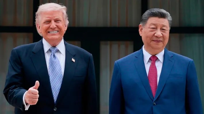TRUMP SAYS XI IS ONE OF THE WORLD’S GREAT LEADERS